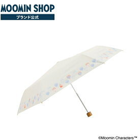 ムーミン晴雨兼用折りたたみ傘【リトルミイ花】