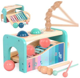 音楽おもちゃ 子供 パーカッション セット 早期開発 知育玩具 男の子 女の子 誕生日のプレゼント オクターブ ノッキング ピアノ 多機能 楽器おもちゃ