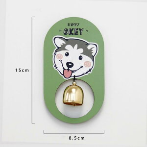 可愛 ドアベル 風鈴 木製 ドアフック 家庭用 玄関 入り口 純銅 猫犬 チャイム 店舗