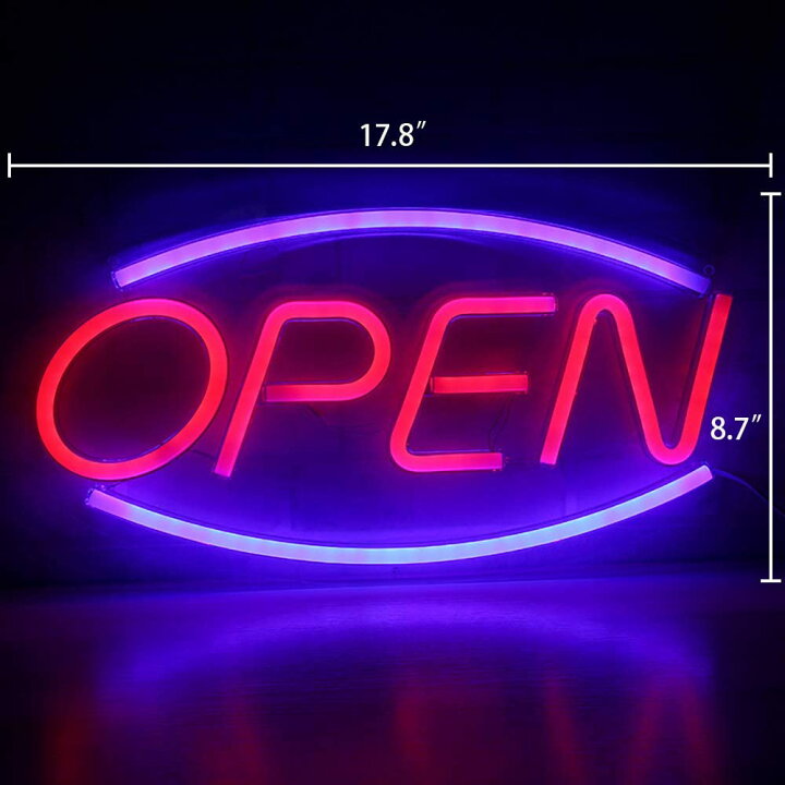 楽天市場】ネオンサイン OPEN 壁掛け LEDネオンライト USB給電 ネオン 