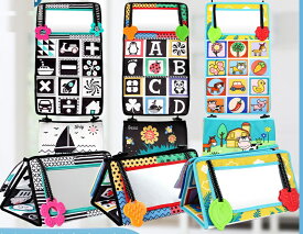 布絵本 0歳 仕掛け 赤ちゃん 折り畳み布本 ミラー付き 車用吊り下げ クリスマス 布絵本 お出かけ ベビー おもちゃ 知育玩具 かわいい 男の子 女の子 おしゃれ 0歳 0ヶ月 出産祝い ベビートイ ファーストトイ しかけ ベビー視覚トレーニング 白黒