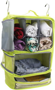 収納ボックス 吊り下げ 3段 インナーバッグ 衣類 つりさげ 収納 ラック 旅行 出張 持ち運べるクローゼット 省スペース 大容量 衣装ケース オーガナイザー