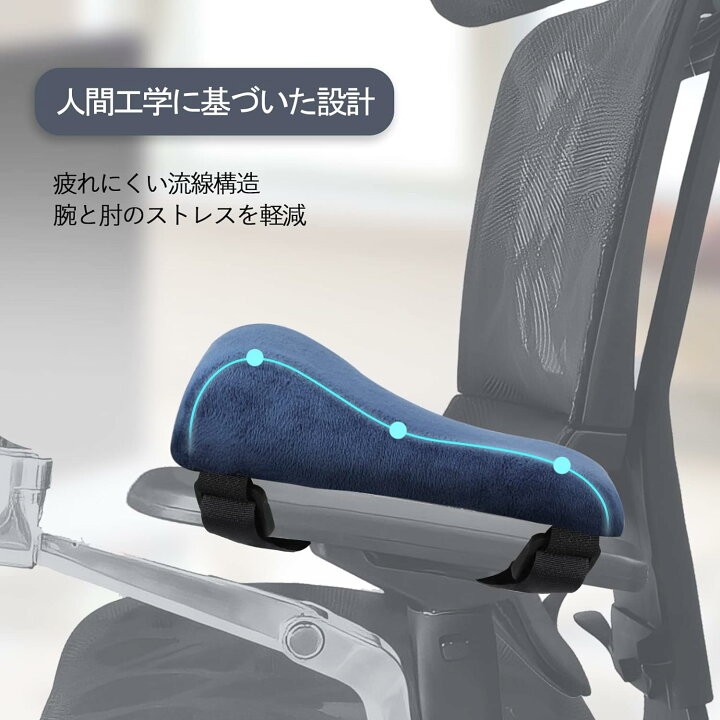 楽天市場】2個セット ひじ掛けクッション 肘置き クッション 低反発 