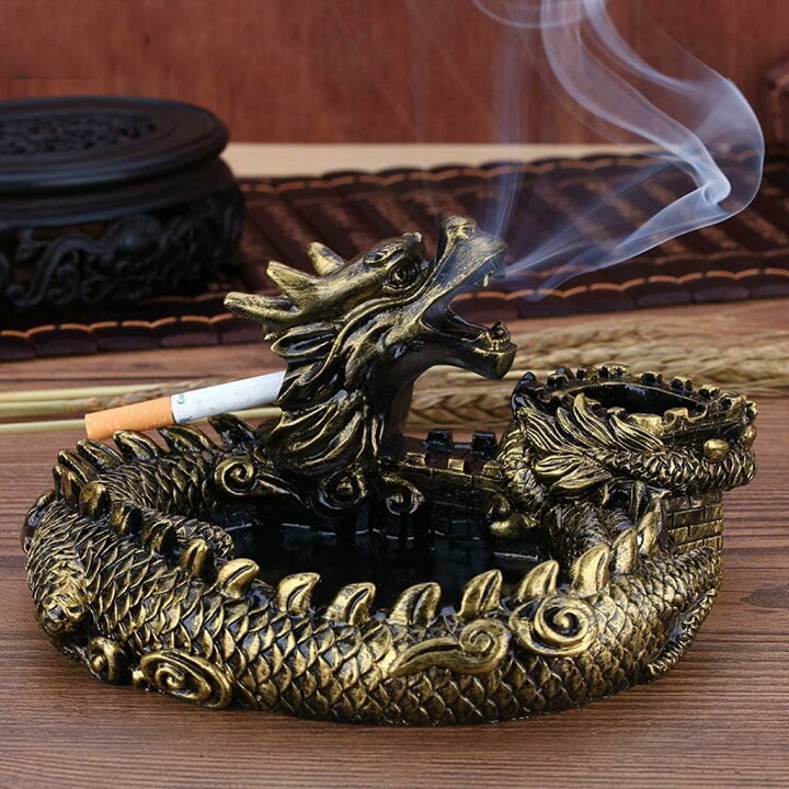 楽天市場】龍の置物 風水 灰皿 皿 パワーストーン 浄化皿 龍 置物 玄関 