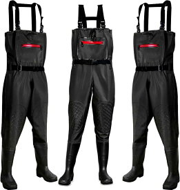 ウェーダー チェストハイウェーダー 防水 釣り PVCウェーダー 大雨 防災 対策 胴付き長靴 全5サイズ