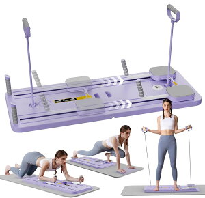 腹筋ローラー 膝マット付き アブホイール 静音 高耐久性 腹筋 トレーニング器具 エクササイズローラー ストレッチ ダイエット器具 男性/女性 初心者/上級者 - アップグレード版 家庭用ピラ