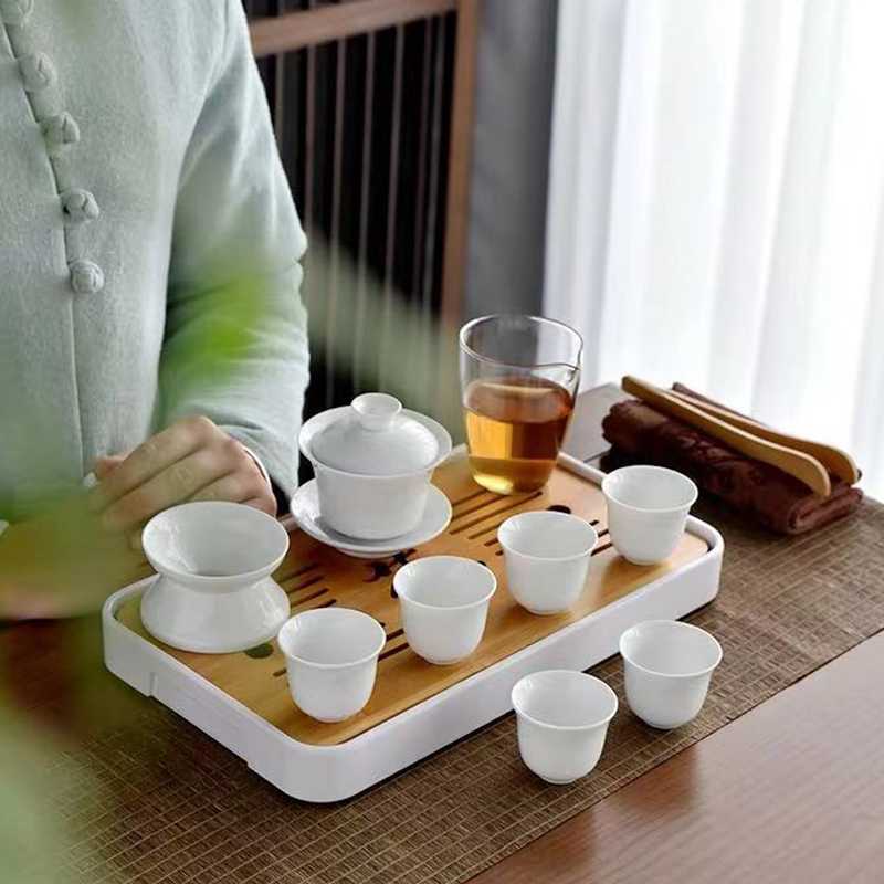 楽天市場】携帯用茶器セット 7タイプ展開 茶盤付き 茶芸 陶器 旅行