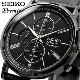 SEIKO 腕時計 セイコー 時計 ウォッチ Premier プルミエ アラームクロノグラフ ビジネス カジュアル メンズ SNAF79P1 [並行輸入品]