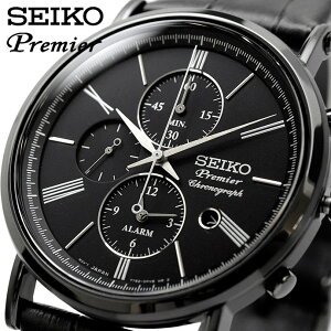 SEIKO �r���v �Z�C�R�[ ���v �E�H�b�` Premier �v���~�G �A���[���N���m�O���t �r�W�l�X �J�W���A�� �����Y SNAF79P1 [���s�A���i]