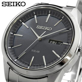 SEIKO 腕時計 セイコー 時計 ウォッチ ソーラー 10気圧防水 シンプル ビジネス カジュアル メンズ SNE527P1 [並行輸入品]