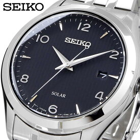 SEIKO 腕時計 セイコー 時計 ウォッチ ソーラー 10気圧防水 シンプル ビジネス カジュアル メンズ SNE489P1 海外モデル [並行輸入品]