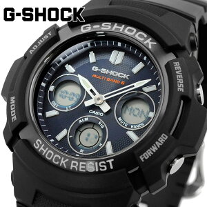 【2/4〜2/11限定 店内最大ポイント46倍!!】 G-SHOCK 腕時計 ジーショック 時計 ウォッチ CASIO カシオ スタンダードモデル タフソーラー マルチバンド6 メンズ AWG-M100SB-2A [並行輸入品]