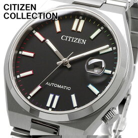 CITIZEN 腕時計 シチズン 時計 ウォッチ シチズン コレクション TSUYOSA Collection ツヨサ コレクション 自動巻き メカニカル ブラック メンズ NJ0151-53E [並行輸入品]