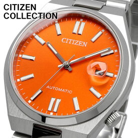 CITIZEN 腕時計 シチズン 時計 ウォッチ シチズン コレクション TSUYOSA Collection ツヨサ コレクション 自動巻き メカニカル オレンジ メンズ NJ0151-53Z [並行輸入品]