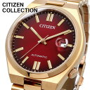 CITIZEN 腕時計 シチズン 時計 ウォッチ シチズン コレクション TSUYOSA Collection ツヨサ コレクション 自動巻き メカニカル レッド ゴールド メンズ NJ0153-82X [並行輸入品]