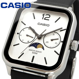 【お買い物マラソン期間限定!! 店内ポイント最大66倍!!】 CASIO 腕時計 カシオ 時計 ウォッチ チープカシオ チプカシ ムーンフェイズ Moon phase アナログ レザーバンド メンズ MTP-M305L-7AV [並行輸入品]