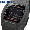 CASIO 腕時計 カシオ 時計 ウォッチ チープカシオ チプカシ 海外モデル シンプル ユニセックス ブラック液晶 W-201-1BV [並行輸入品]