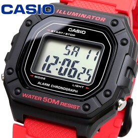 CASIO 腕時計 カシオ 時計 ウォッチ チープカシオ チプカシ スクエア キッズ メンズ W-218H-4BV [並行輸入品]