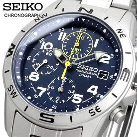 SEIKO 腕時計 セイコー 時計 ウォッチ 国内正規 クォーツ 1/20秒クロノグラフ 100M ビジネス カジュアル メンズ SND379P