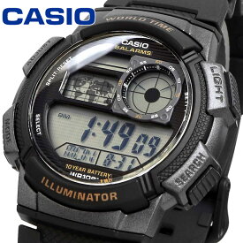 CASIO 腕時計 カシオ 時計 ウォッチ チープカシオ チプカシ ワールドタイム デジタル メンズ AE-1000W-1AV [並行輸入品]