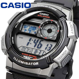 CASIO 腕時計 カシオ 時計 ウォッチ チープカシオ チプカシ ワールドタイム デジタル メンズ AE-1000W-1BV [並行輸入品]