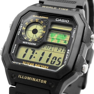 CASIO rv JVI v EHb` `[vJVI `vJV [h^C fW^ Y AE-1200WH-1BV [sAi]