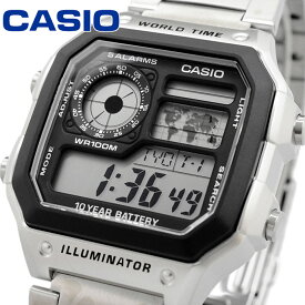 CASIO 腕時計 カシオ 時計 ウォッチ チープカシオ チプカシ ワールドタイム デジタル メンズ AE-1200WHD-1AV [並行輸入品]
