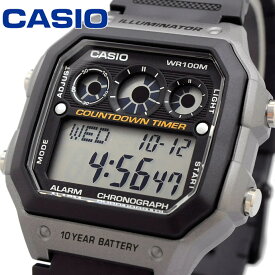 CASIO 腕時計 カシオ 時計 ウォッチ チープカシオ チプカシ ワールドタイム デジタル メンズ AE-1300WH-8AV [並行輸入品]