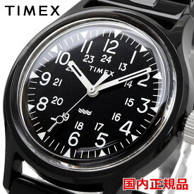 TIMEX 腕時計 タイメックス 時計 ウォッチ TW2V19800 クラシック・タイル コレクション オリジナルキャンパー ブラック 【国内正規品】