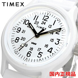 TIMEX 腕時計 タイメックス 時計 ウォッチ TW2V19900 クラシック・タイル コレクション オリジナルキャンパー ホワイト 【国内正規品】
