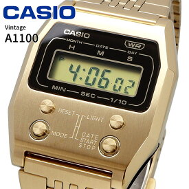 CASIO 腕時計 カシオ 時計 ウォッチ チープカシオ チプカシ 復刻モデル デジタル ユニセックス ゴールド 海外モデル A1100G-5 [並行輸入品]