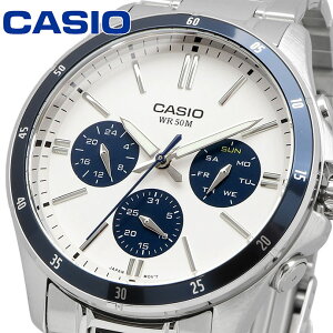 CASIO �r���v �J�V�I ���v �E�H�b�` �`�[�v�J�V�I �`�v�J�V �}���`�J�����_�[ �V���v�� �����Y �z���C�g MTP-1374D-7A2V [���s�A���i]