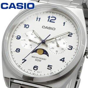 CASIO rv JVI v EHb` `[vJVI `vJV [tFCY Moon phase AiO ^oh zCg Y MTP-M300D-7AV [sAi]