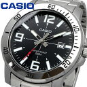 CASIO 腕時計 カシオ 時計 ウォッチ チープカシオ チプカシ シンプル MTP-VD01D-1BV メタルバンド ブラック 海外モデル [並行輸入品]