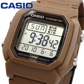 CASIO 腕時計 カシオ 時計 ウォッチ チープカシオ チプカシ 海外モデル シンプル ユニセックス ブラウン W-800H-5AV [並行輸入品]