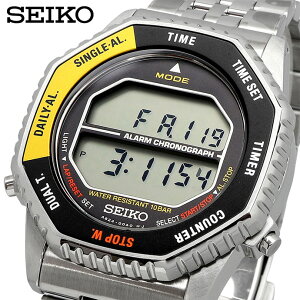 SEIKO ���g�R�[�� Rotocall �����f�U�C�����f�� �f�W�^�� �N�I�[�c �r���v SMGG17P1 ���j�Z�b�N�X �V���o�[ �C�G���[×�u���b�N�x�[�� [���s�A���i]