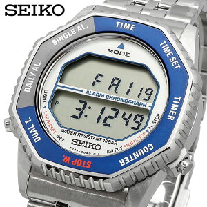 SEIKO ���g�R�[�� Rotocall �����f�U�C�����f�� �f�W�^�� �N�I�[�c �r���v SMGG21P1 ���j�Z�b�N�X �V���o�[ �V���o�[×�u���[�x�[�� [���s�A���i]