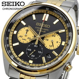 SEIKO 腕時計 セイコー 時計 ウォッチ クロノグラフ タキメーター 100M防水 ビジネス カジュアル メンズ SSB430P1 海外モデル [並行輸入品]