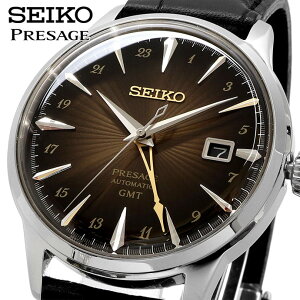 SEIKO rv ZCR[ v EHb` y{ Made in Japanz PRESAGE vU[W Cocktail Time JNe^C GMT uE_CA U[oh SSK039J1 [sAi]