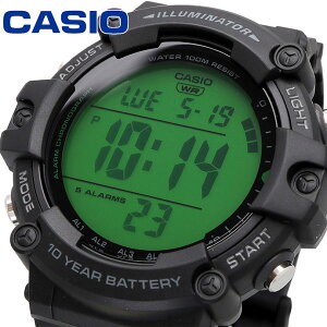 CASIO �r���v �J�V�I ���v �E�H�b�` �`�[�v�J�V�I �`�v�J�V �X�^���_�[�h �f�W�^�� AE-1500WHC-1AV �����Y �u���b�N �O���[���t�� �C�O���f�� [���s�A���i]