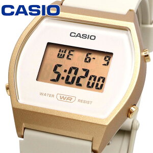 CASIO �X�^���_�[�h �f�W�^�� ���f�B�[�X �r���v LW-204-9A �x�[�W��×�S�[���h �C�O���f�� [���s�A���i]