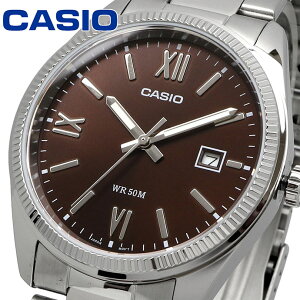 CASIO �r���v �J�V�I ���v �E�H�b�` �A�i���O �N�I�[�c �����Y MTP-1302DD-5AV ���^���o���h �V���o�[ �u���E�� �����_�C�A�� �C�O���f�� [���s�A���i]