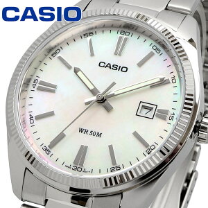 CASIO �r���v �J�V�I ���v �E�H�b�` �A�i���O �N�I�[�c �����Y MTP-1302DS-7AV ���^���o���h �V���o�[ �z���C�g �}�U�[�I�u�p�[���_�C�A�� �C�O���f�� [���s�A���i]