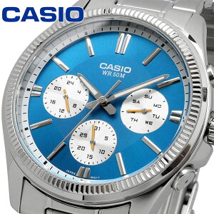 CASIO �X�^���_�[�h �N�I�[�c �����Y �r���v MTP-1375D-2A2V ���� 24���ԕ\�� �u���[ �C�O���f�� [���s�A���i]