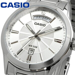 CASIO �r���v �J�V�I ���v �E�H�b�` CASIO �J�V�I �A�i���O �N�I�[�c ���^���o���h �V���o�[ �����Y �C�O���f�� MTP-1381D-7AV [���s�A���i]