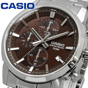 CASIO �r���v �J�V�I ���v �E�H�b�` �`�[�v�J�V�I �`�v�J�V �X�^���_�[�h �����Y �r���v 1/10�b�N���m�O���t �N�I�[�c MTP-E510D-5AV �u���E�� �C�O���f�� [���s�A���i]