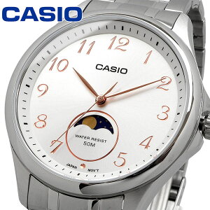 CASIO rv JVI v EHb` `[vJVI `vJV [tFCY Moon phase AiO EhtFCX ^oh Vo[ COf MTP-M110D-7AV [sAi]
