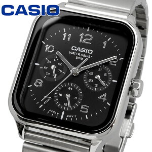 CASIO �r���v �J�V�I �E�H�b�` �X�^���_�[�h ���E���h���N�^���O�� 24���ԕ\�� �}���`�t�@���N�V���� �A�i���O �����Y MTP-M306D-1AV �u���b�N �C�O���f�� [���s�A���i]