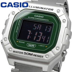 CASIO �r���v �J�V�I ���v �E�H�b�` �`�[�v�J�V�I �`�v�J�V �X�^���_�[�h �f�W�^�� W-218HD-3AV �����Y �`�[�v�J�V�I �`�v�J�V ���^���o���h �V���o�[×�O���[�� ���]�t�� �C�O���f�� [���s�A���i]