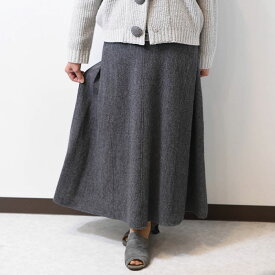[#]ウールタックスカート フレア レディース ウール 毛 ウエスト ゴム タック 起毛 ボトムス ミモレ 丈 秋 冬 無地 裏地付き 着やすい ウールスカート 大人 きれいめ 上品 上質 エレガント ミセス 40代 50代 60代 70代 シニア おしゃれ 旅行 グレー 灰 色 9号 【 NEW 】8r